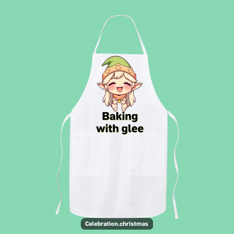 Funny Giggling Elf Apron - Hilarious Kitchen Wear, Perfect Funny Gift for Bakers