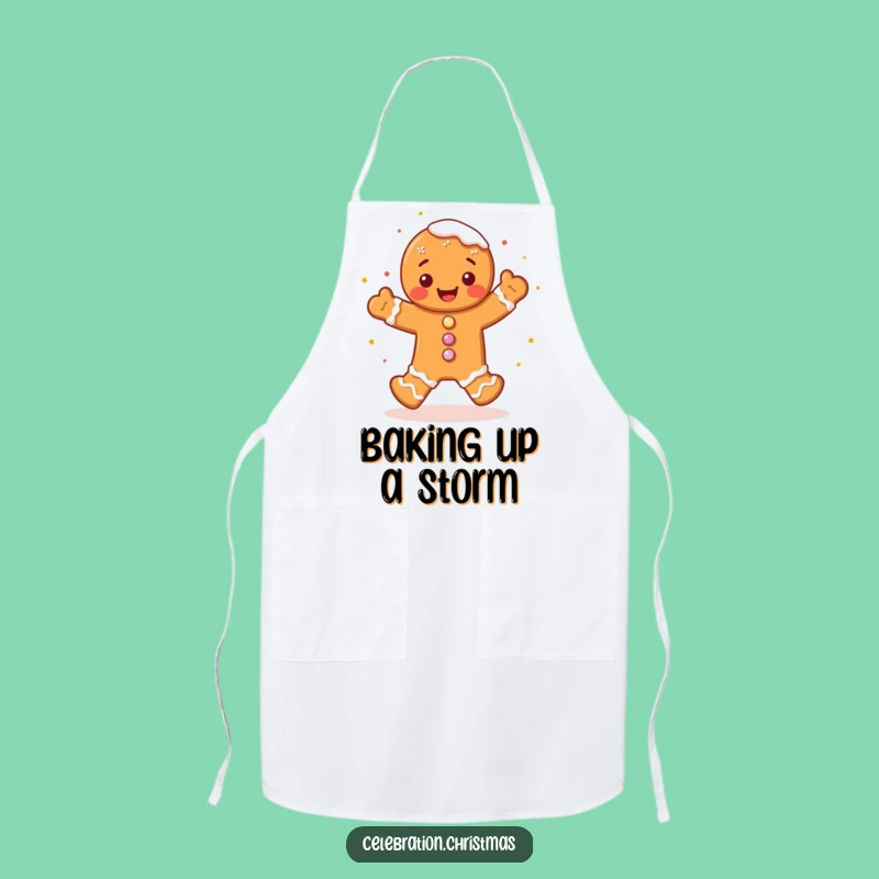 Funny Gingerbread Man Apron A Jig for a Merry Kitchen