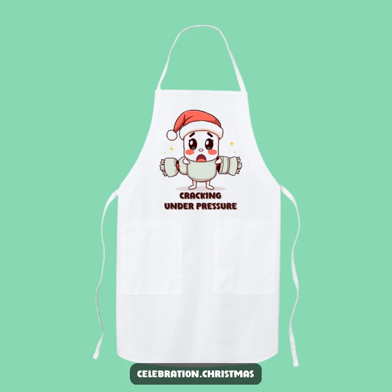 Funny Kitchen Cracker Apron: Surprised Character, Perfect Holiday Gift