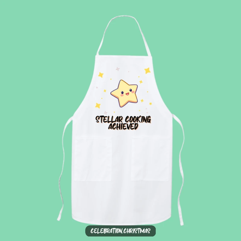 Funny Kitchen Star Apron: Celebratory Character, Perfect Holiday Gift