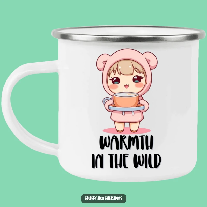 Adventure Cute Funny Kawaii Camp Mug: Cozy Cocoa Humor Gift