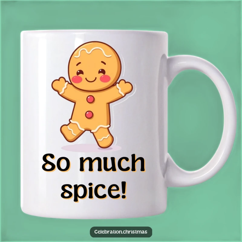 Funny Gingerbread Man Jig Mug - A Hilarious Holiday Treat and Perfect Gift