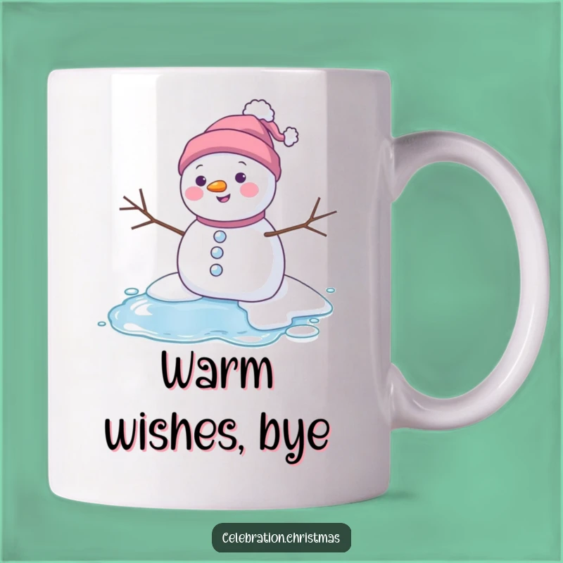 Funny Melting Snowman Mug - Hilarious Winter Humor and a Perfect Gift