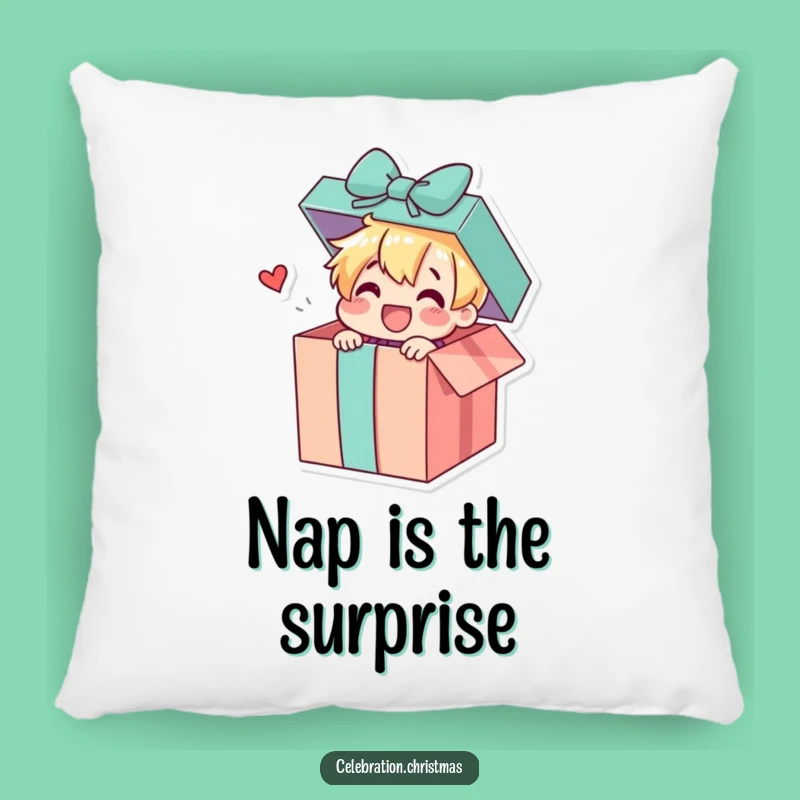 Funny Gift Box Surprise Pillow: Cozy Comfort with a Cheerful, Unexpected Touch