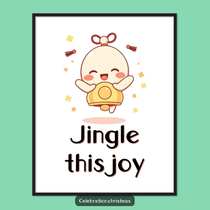 Funny Bell Character Digital Art - Jingling Pure Delight for Walls