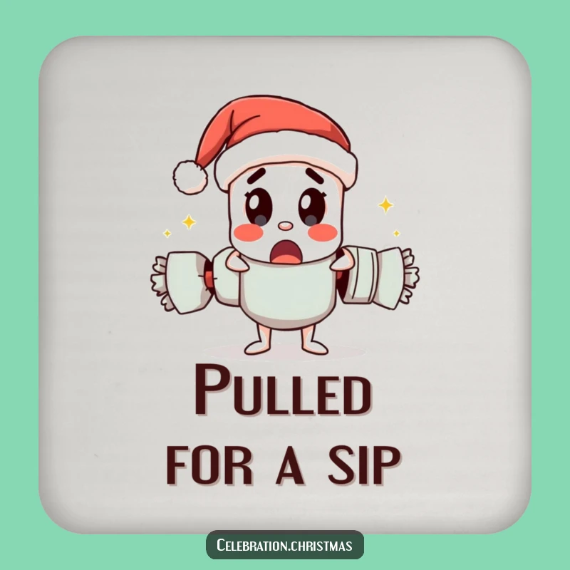 Funny Cracker Coaster Set: Surprised Character Protection, Perfect Gift