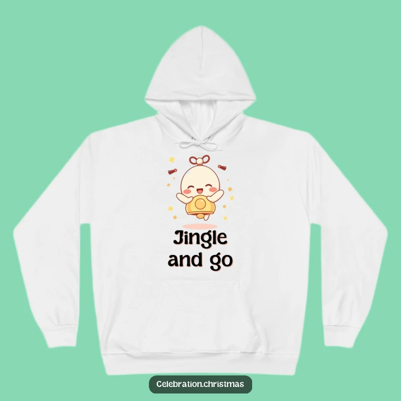 Funny Bell Character Hoodie - Cozy Jingles of Pure Delight