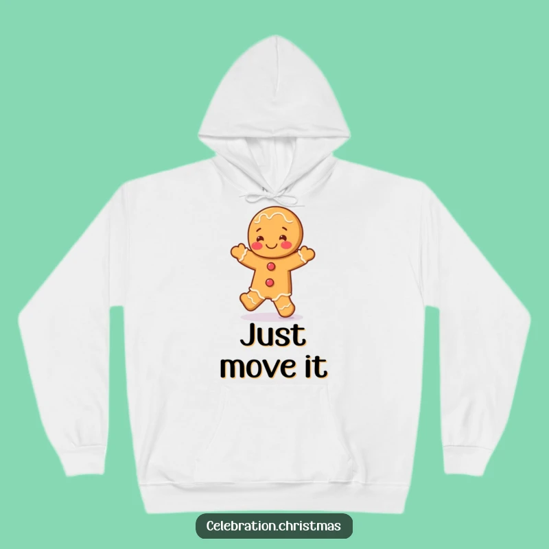 Funny Gingerbread Man Jig Hoodie - Cozy Holiday Fun and a Perfect Funny Gift