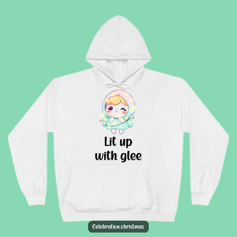 Funny Kawaii Fairy Lights Hoodie - Cozy Up in Delight with This Sparkling and Funny Wear!