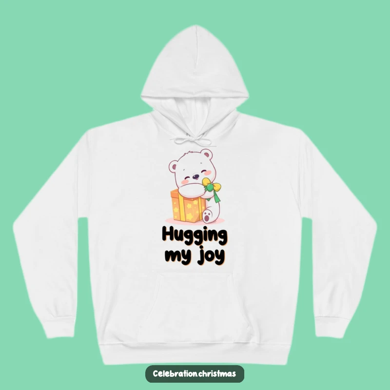 Cozy Funny Kawaii Polar Bear Present Hoodie: Warm Hugs, a Perfect Funny Gift