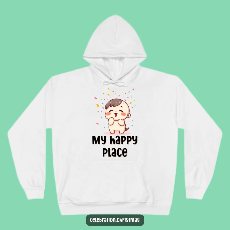 Cozy Funny Kawaii Confetti Hoodie: Stay Warm & Cheerful All Day