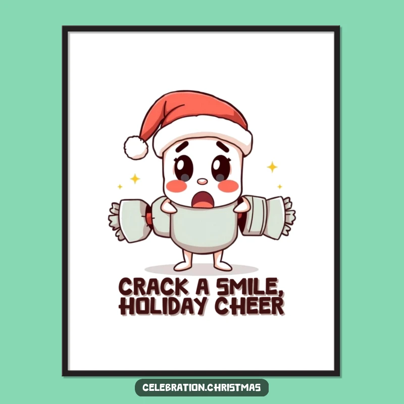 Free Printable Funny Cracker Wall Art - Surprised Pop Decor Downloadable