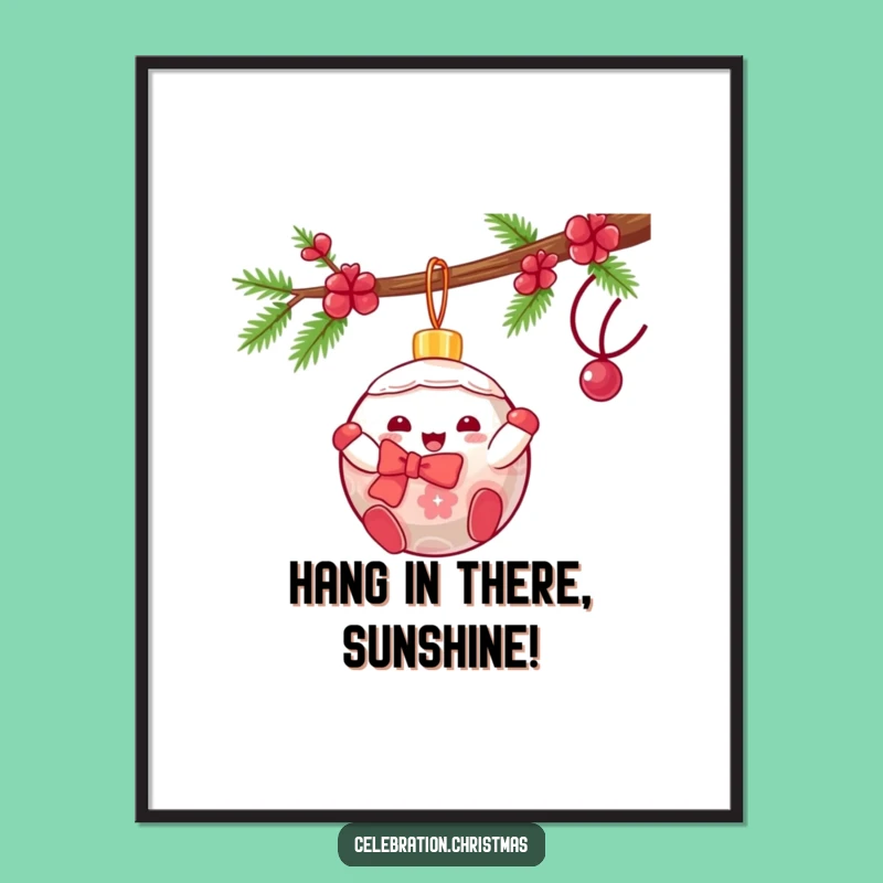 Free Printable Ornament Art: Funny Swing Downloadable Decor