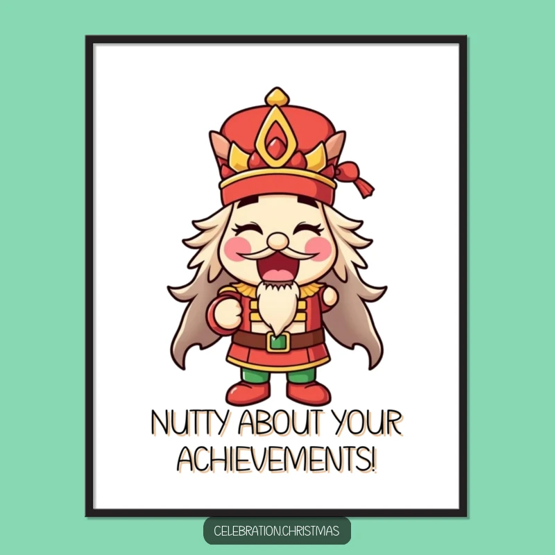 Free Printable Wall Art: Nutcracker Pose, Funny Downloadable Decor