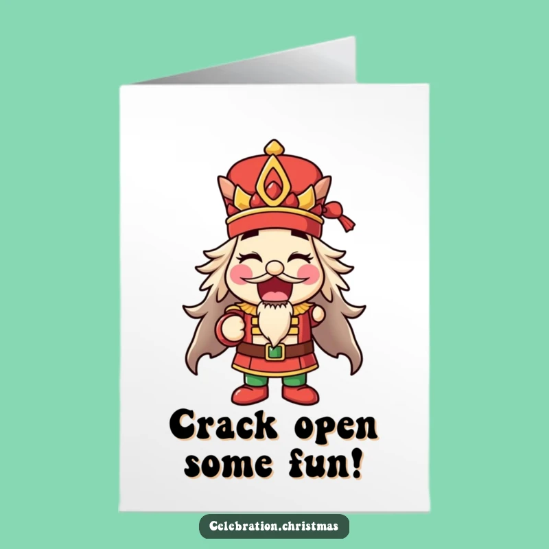 Free Printable Birthday Card: Nutcracker Pose, Funny Downloadable Gift