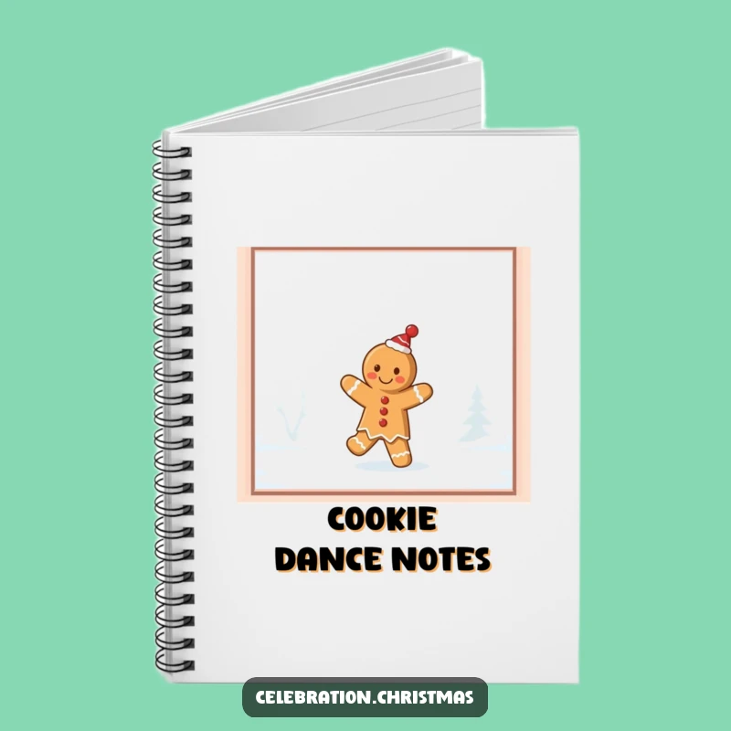 Funny Gingerbread Jig Notebook: Jot Down Ideas with Festive Cookie Fun!