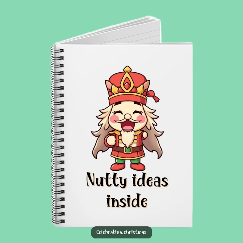 Funny Nutcracker Pose Notebook - Holiday Journal - Funny Gift