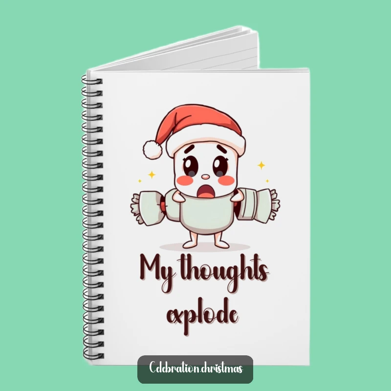 Funny Cracker Notebook: Surprised Character Journal, Perfect Gift
