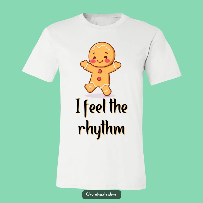 Funny Gingerbread Man Jig T-Shirt - Wearable Holiday Cheer and a Funny Gift