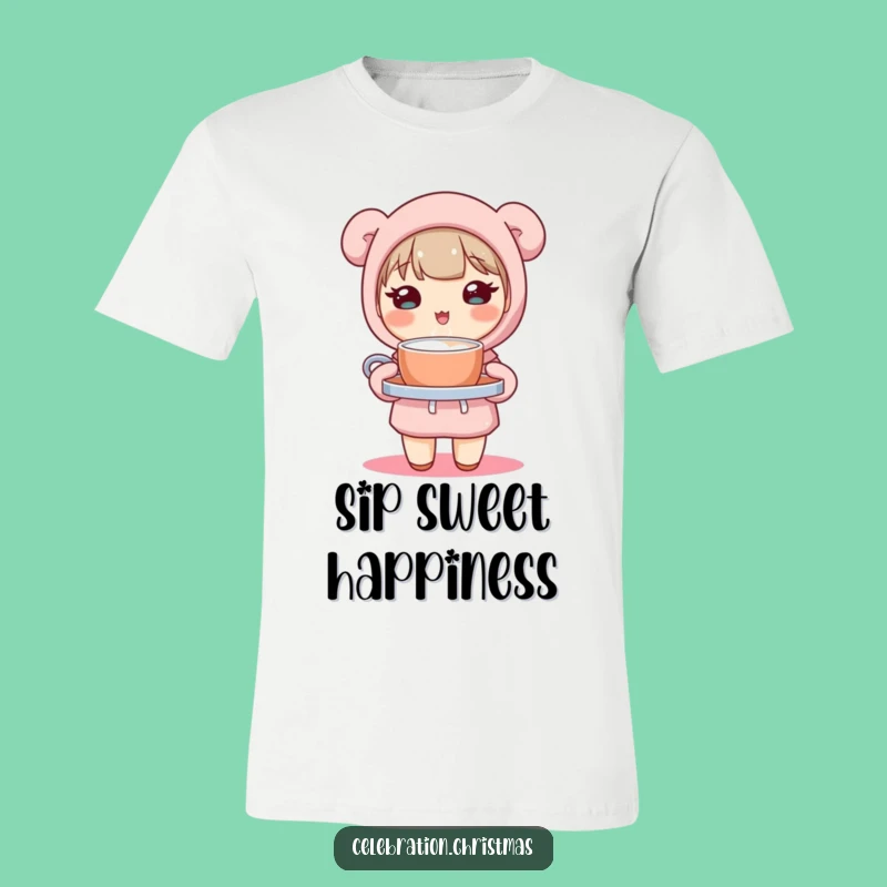 Funny Kawaii Cocoa Hug T-Shirt: Adorable Comfort Gift