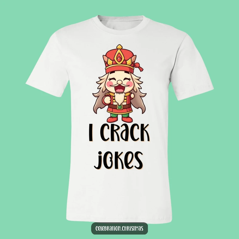 Funny Nutcracker Pose T-Shirt - Happy Mouth Open Tee - Funny Gift