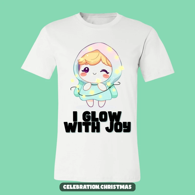 Funny Kawaii Fairy Lights T-Shirt - Wear Your Delight with This Sparkling and Hilarious Tee!