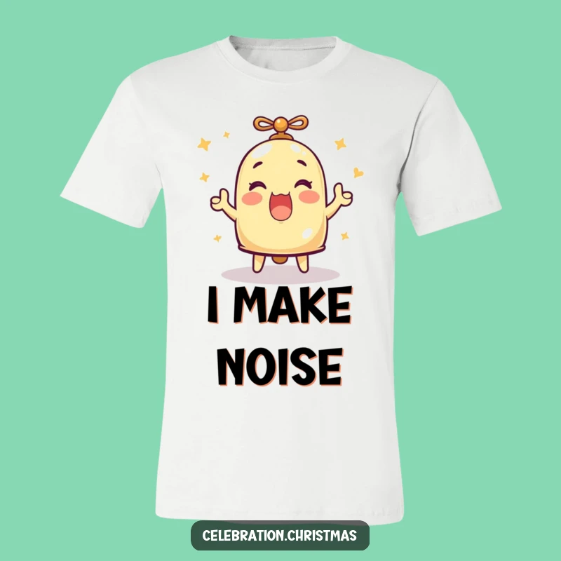 Funny Ringing Bell Merriment T-Shirt - Joyful Sound Fashion Gift