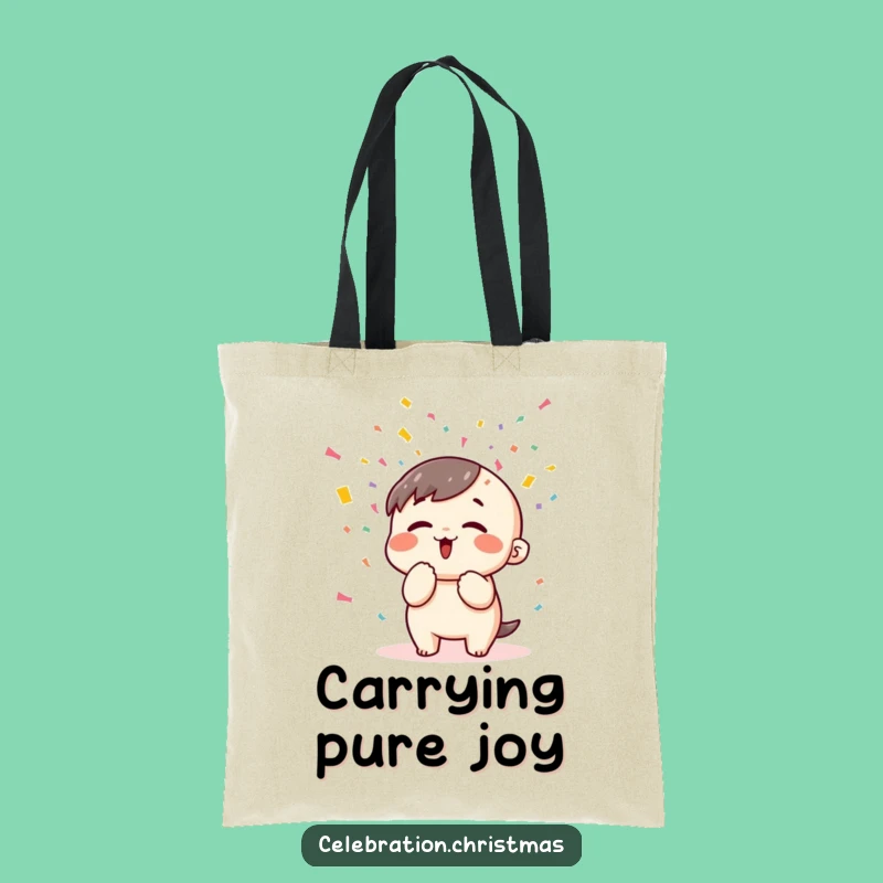 Funny Kawaii Confetti Tote Bag: Carry Your Celebrations in Style