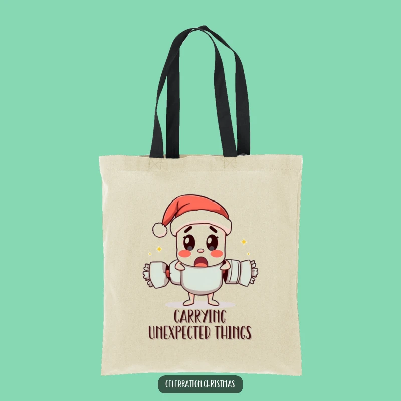 Funny Cracker Tote Bag: Surprised Character Carrier, Perfect Gift