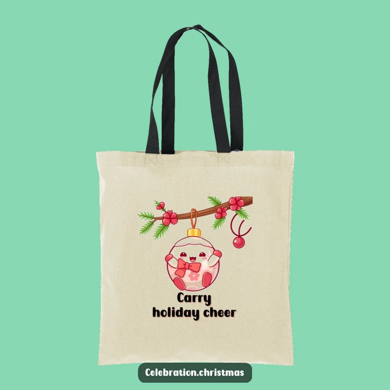 Funny Kawaii Ornament Swing Tote Bag: Carry Cheer, a Perfect Funny Gift