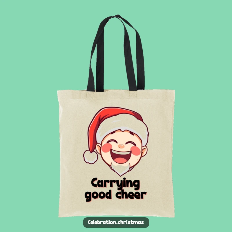 Funny Santa Laugh Tote: Carry Your Holiday Cheer Everywhere