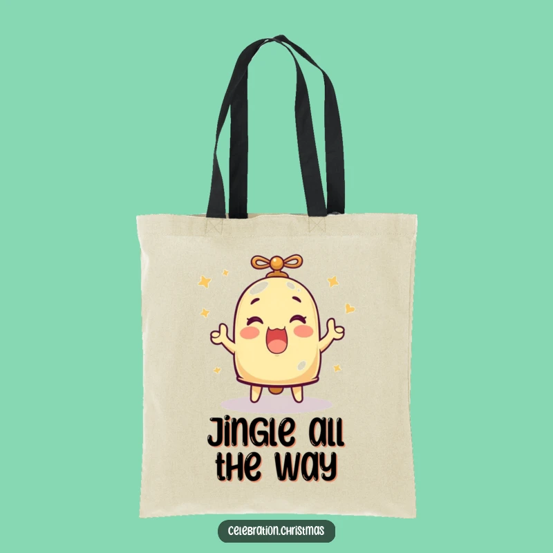 Funny Ringing Bell Merriment Tote Bag - Carry Your Cheer Gift